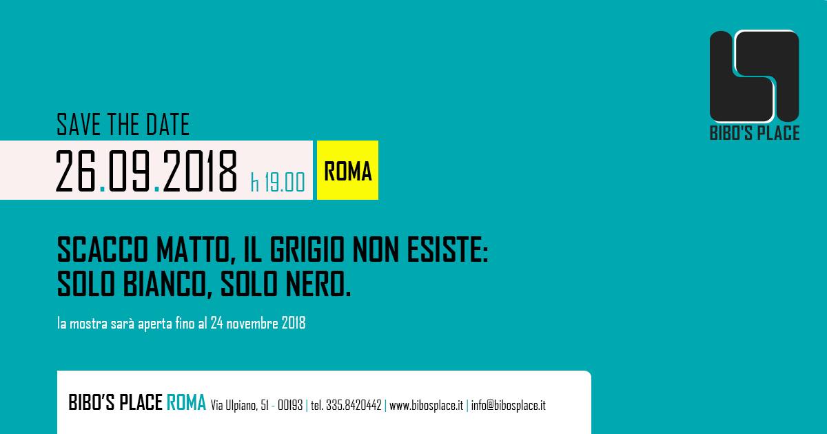 Scacco Matto. Il Grigio Non Esiste: Solo Bianco Solo Nero